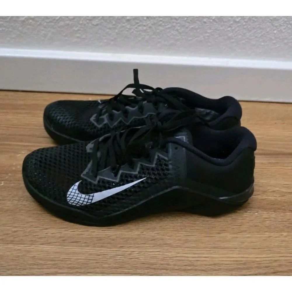Nike Metcon 6 Black Anthracite Size 7 Men’s Cross Training Shoes CK9388-001